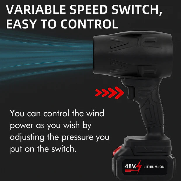 Cordless Turbo Jet Blower | High Power With Rechargeable Battery
