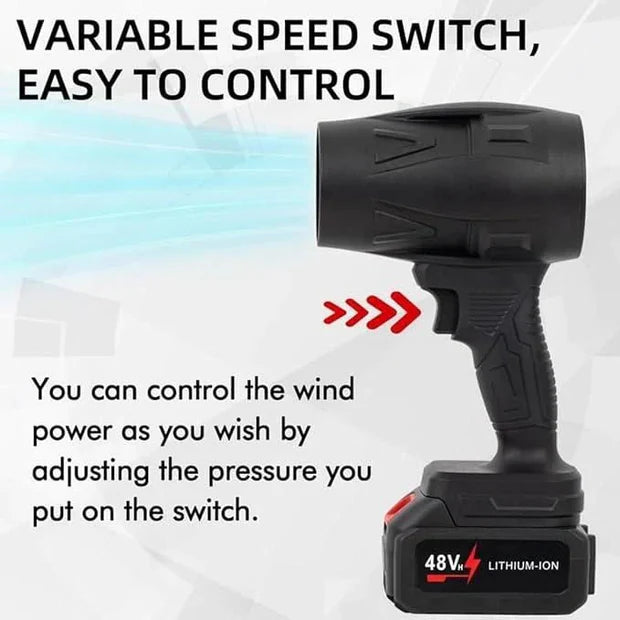 Cordless Turbo Jet Blower | High Power With Rechargeable Battery