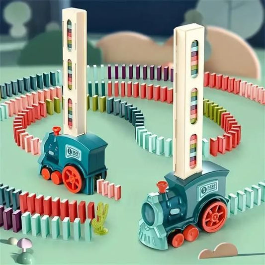 🚂 Train Toy Domino Set for Kids – BPA-Free, With Sound Effects
