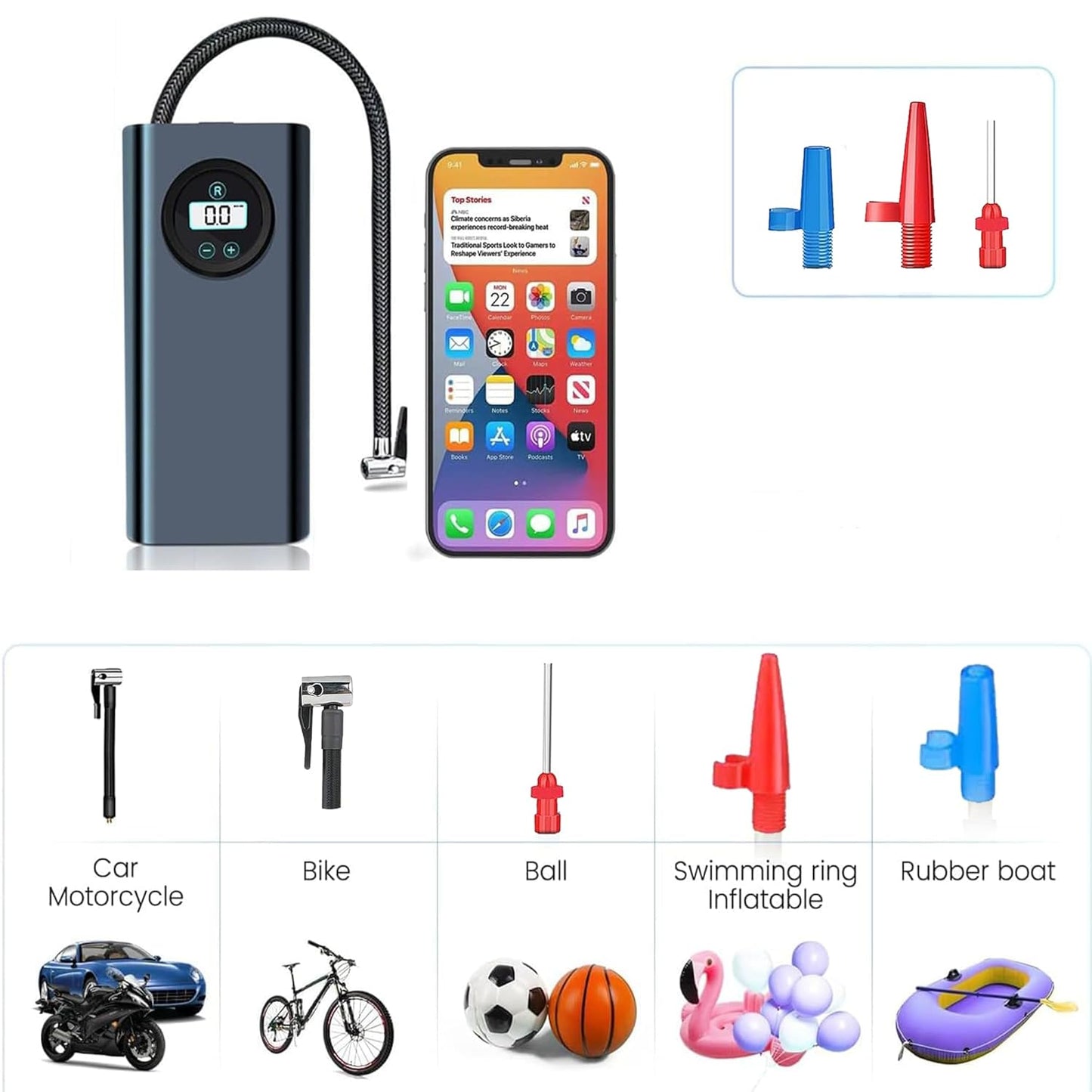 Portable Air Compressor Tire Inflator