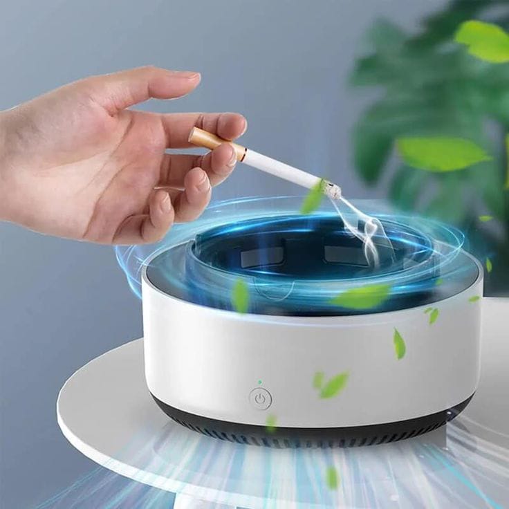 🔥 Air Purifier Smart Smokeless Ashtray – Fresh Air, Anywhere!