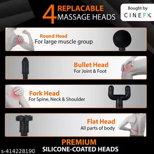 Recovera™ 6-Speed Muscle Massager Gun – Deep Tissue Therapy at Home